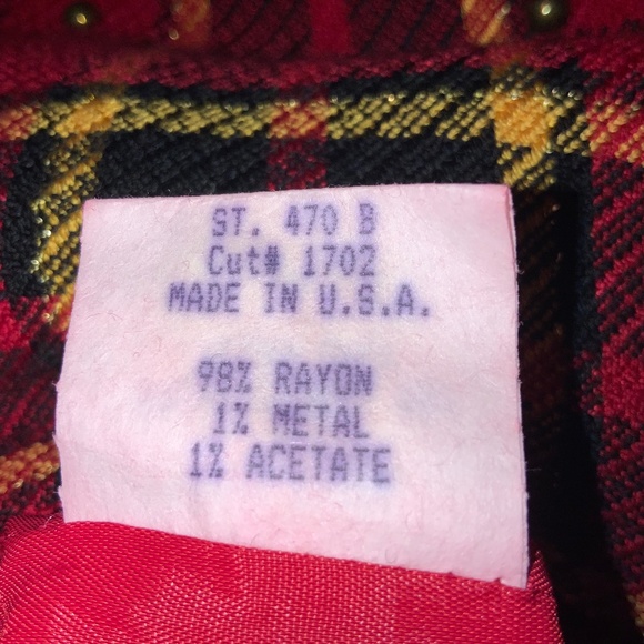 Kamisato by Geary Roark plaid sheath dress Size 10 vintage pleated hem - Picture 11 of 11